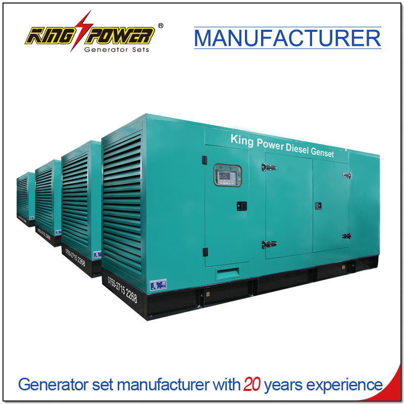 Low Noise 50Hz/60Hz 500kw-2000kw Silent Type Diesel Generator Set with Cummins/Perkins/yuchai Engine