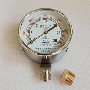 0-30kpa Stainless Steel Shock-Proof Pressure Gauge for Generator