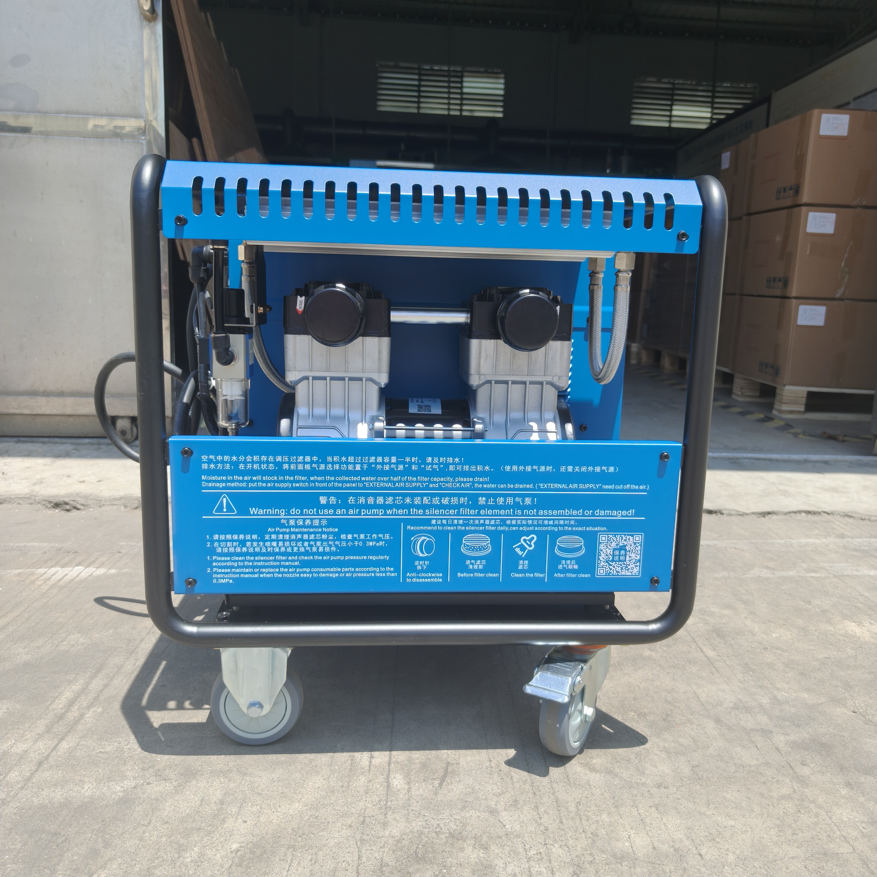 Portable Plasma Cutter Built in Air Pump IGBT Module Plasma Cutting Machine