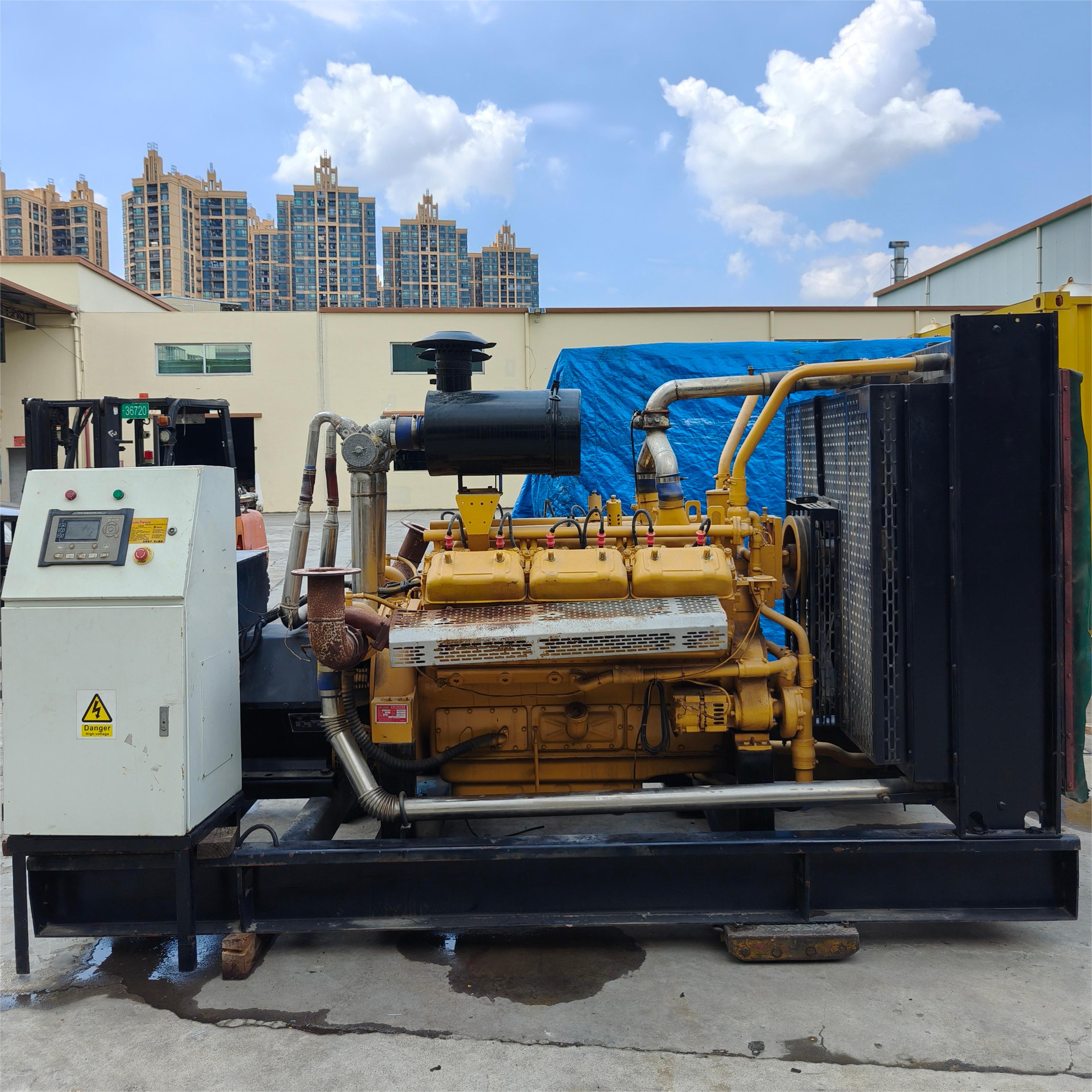 Open Type Natural/Biogas Gas 250kw/313kva Generator Set V12 with Parallel System