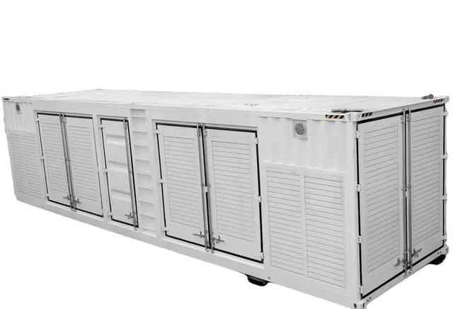 Customized Container Type 1000kw/1250kVA LNG CNG Natural Gas Generator with Synchronizing System