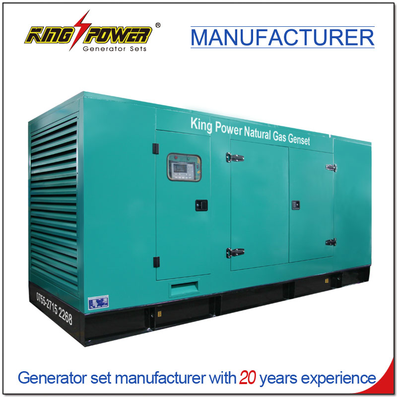 Silent/Open Type 3 Phase 350KW Natural Gas Generator Set