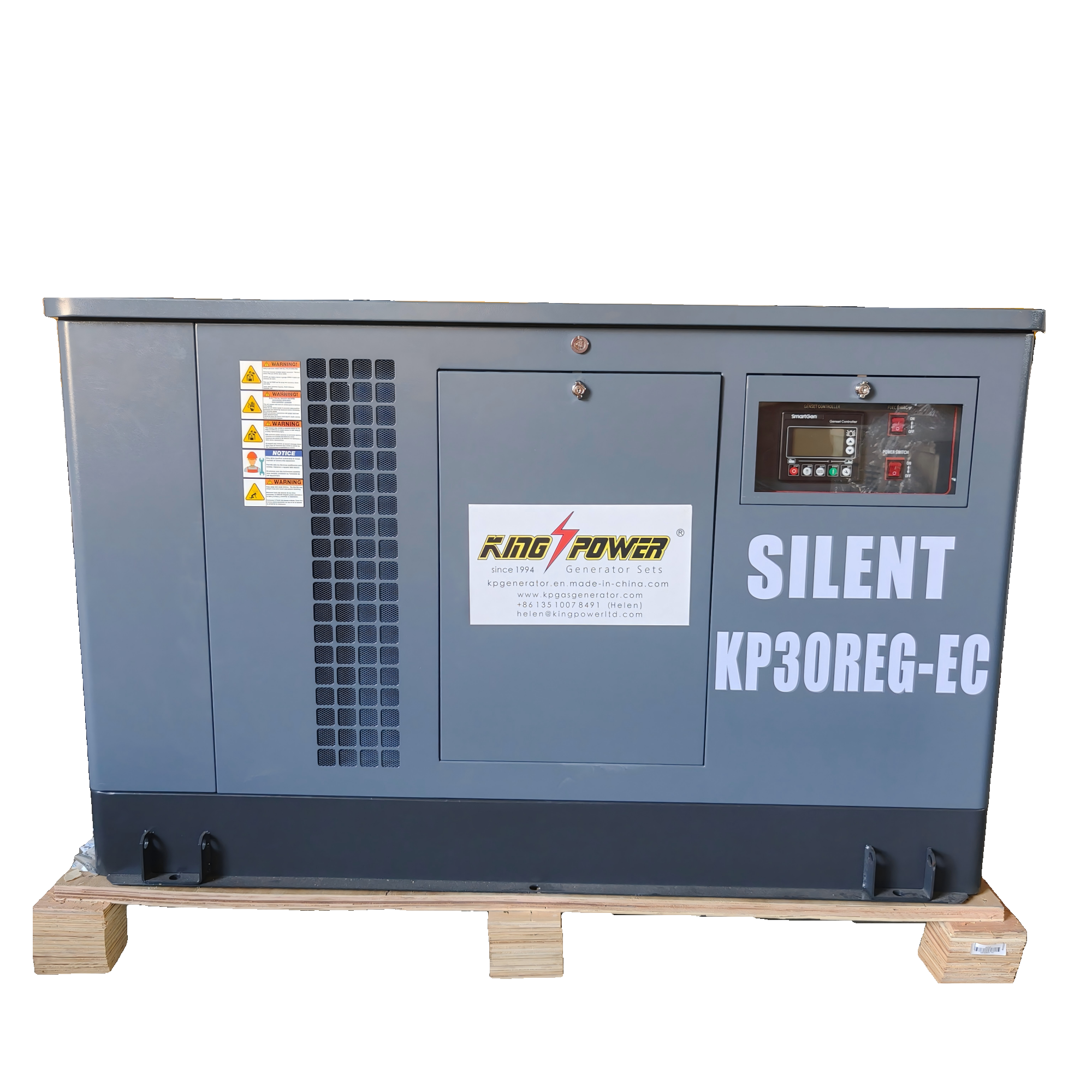 Ultra-Quiet 30kW/38kVA Generator Powered by LPG, LNG & CNG Natural Gas