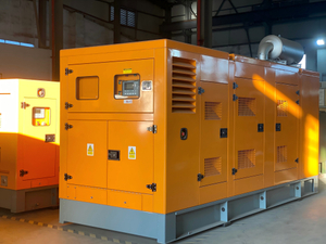 High Efficiency Green Power 300kw/375kva Silent Type Natural Gas Generator Set