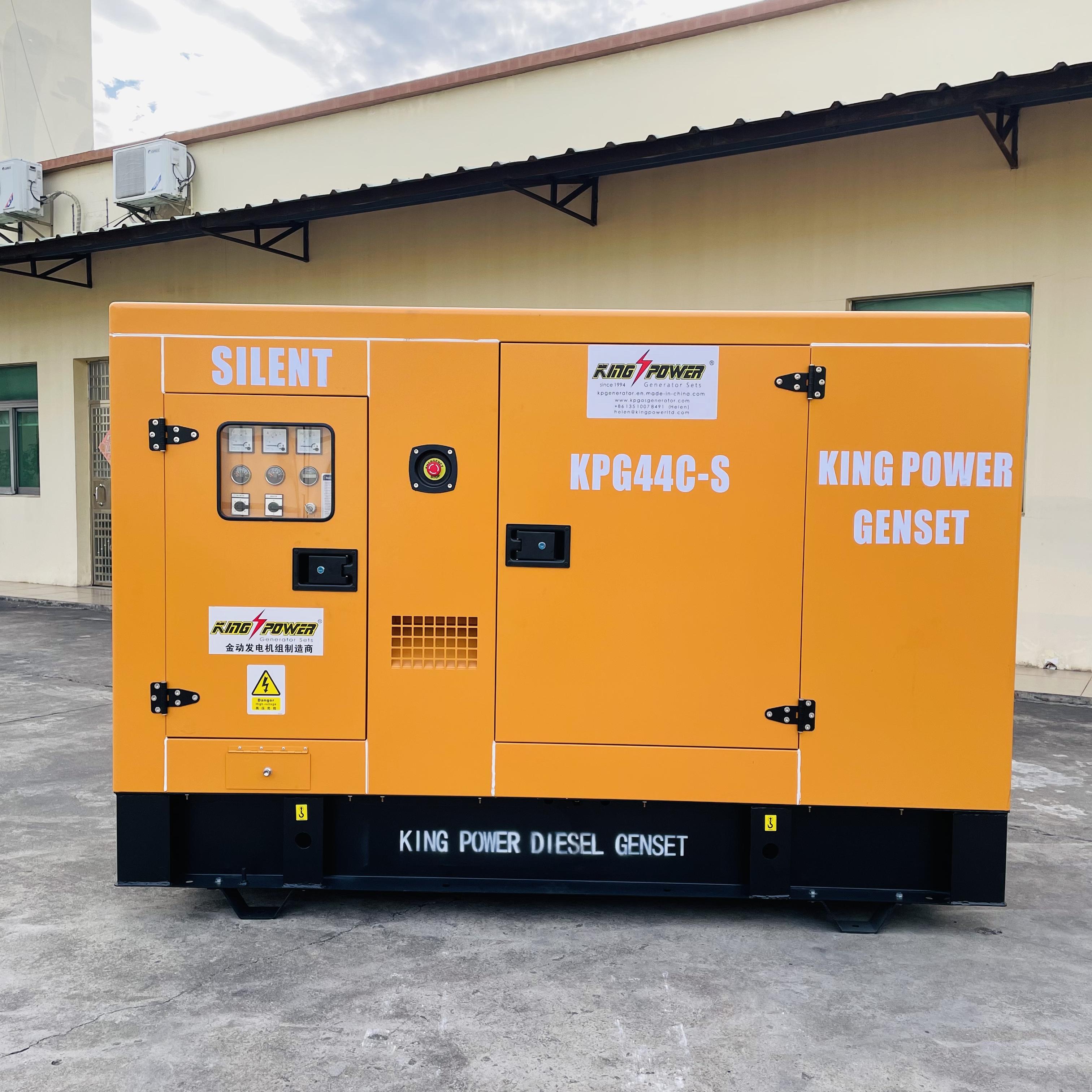Silent 35KW/44KVA Diesel Generator Set: Effortless Power Solution