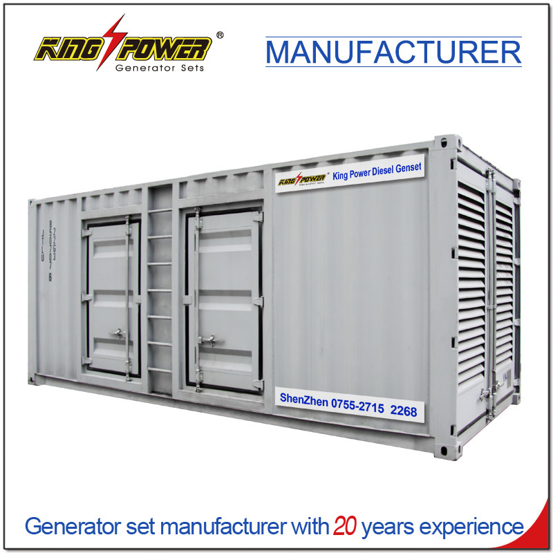 King Power 50Hz/60Hz 3 Phase 400KW/500KVA Silent Type Diesel Generator Set