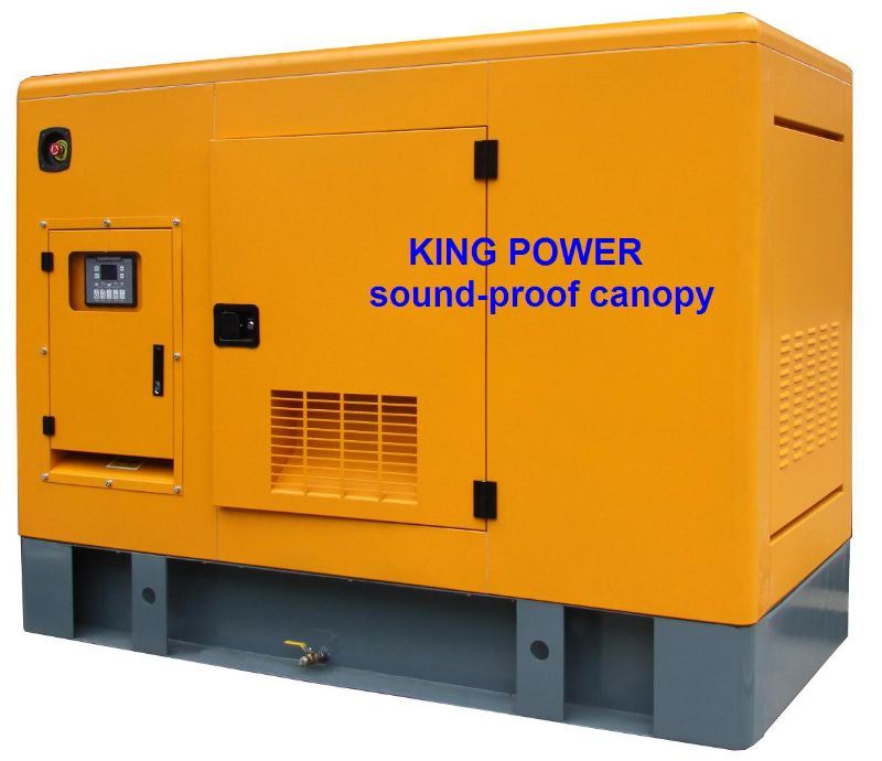 Soundproof Canopy Genset 50Hz/60Hz 3 Phase 500KW/625KVA Silent Type Diesel Generator Set