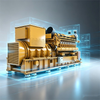 US Origin 2300kW 400V 50Hz High Power Natural Gas Generator