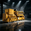 US Origin 2300kW 400V 50Hz High Power Natural Gas Generator