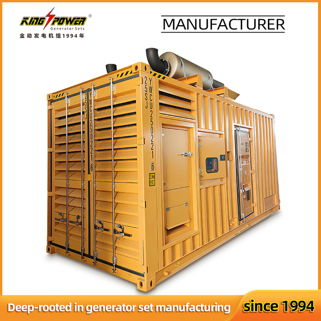 Dual-Freq Dual-Volt Container Diesel Generator 800kW Perkins Engine